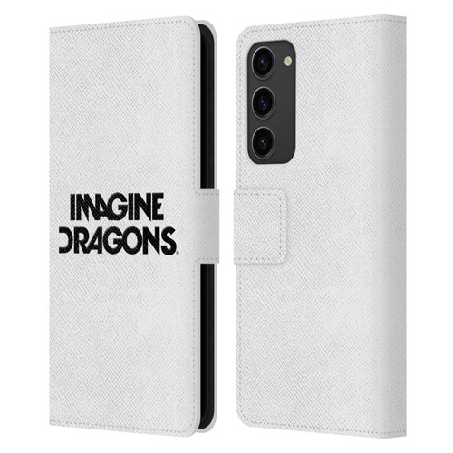 Imagine Dragons Key Art Logo Leather Book Wallet Case Cover For Samsung Galaxy S23+ 5G
