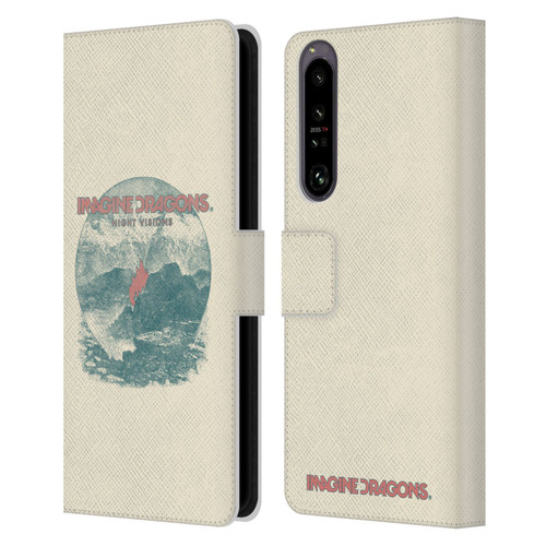 Imagine Dragons Key Art Flame Night Visions Leather Book Wallet Case Cover For Sony Xperia 1 IV