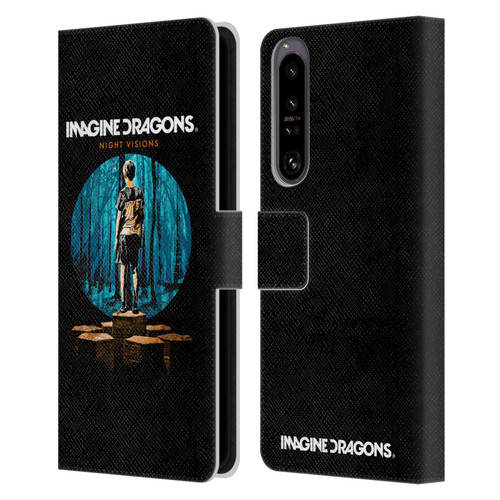 Imagine Dragons Key Art Night Visions Painted Leather Book Wallet Case Cover For Sony Xperia 1 IV