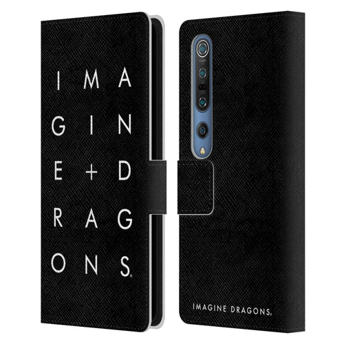 Imagine Dragons Key Art Stacked Logo Leather Book Wallet Case Cover For Xiaomi Mi 10 5G / Mi 10 Pro 5G