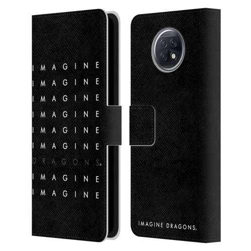 Imagine Dragons Key Art Logo Repeat Leather Book Wallet Case Cover For Xiaomi Redmi Note 9T 5G
