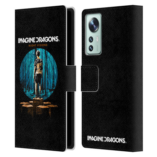 Imagine Dragons Key Art Night Visions Painted Leather Book Wallet Case Cover For Xiaomi 12
