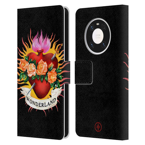 Take That Wonderland Heart Leather Book Wallet Case Cover For Huawei Mate 40 Pro 5G
