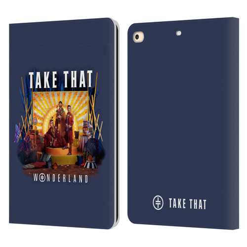 Take That Wonderland Album Cover Leather Book Wallet Case Cover For Apple iPad 9.7 2017 / iPad 9.7 2018