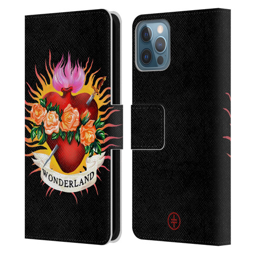 Take That Wonderland Heart Leather Book Wallet Case Cover For Apple iPhone 12 / iPhone 12 Pro