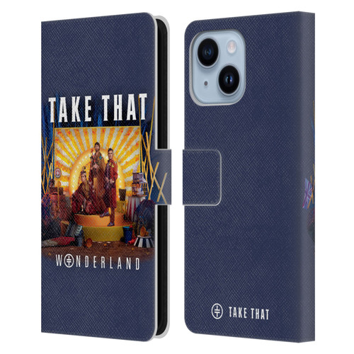 Take That Wonderland Album Cover Leather Book Wallet Case Cover For Apple iPhone 14 Plus