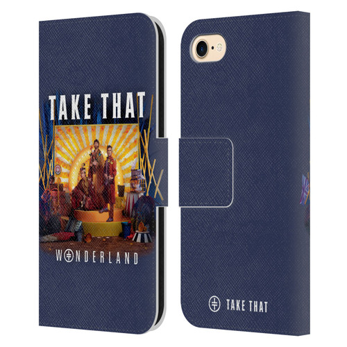 Take That Wonderland Album Cover Leather Book Wallet Case Cover For Apple iPhone 7 / 8 / SE 2020 & 2022