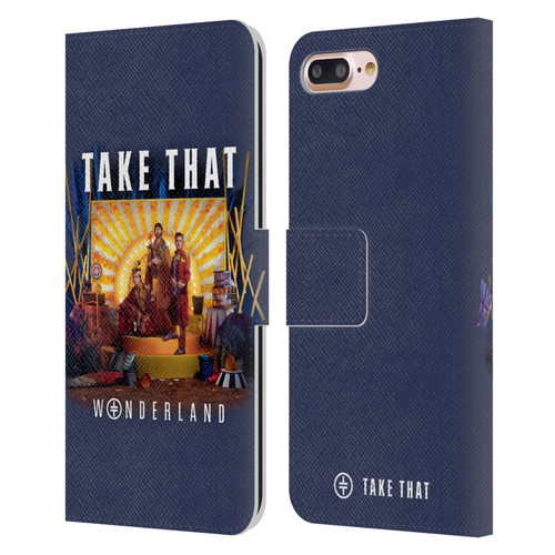 Take That Wonderland Album Cover Leather Book Wallet Case Cover For Apple iPhone 7 Plus / iPhone 8 Plus