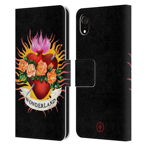 Take That Wonderland Heart Leather Book Wallet Case Cover For Apple iPhone XR