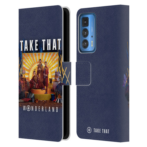 Take That Wonderland Album Cover Leather Book Wallet Case Cover For Motorola Edge 20 Pro