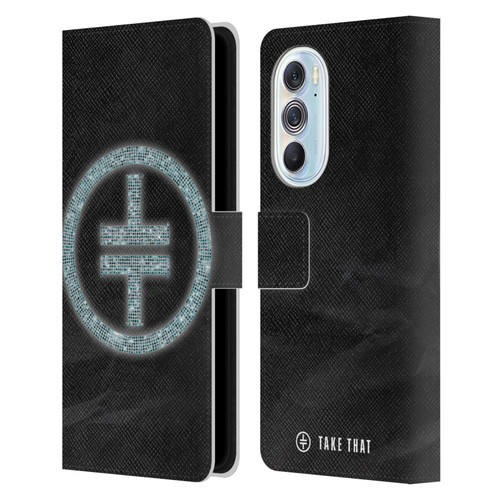 Take That Wonderland Diamante Leather Book Wallet Case Cover For Motorola Edge X30