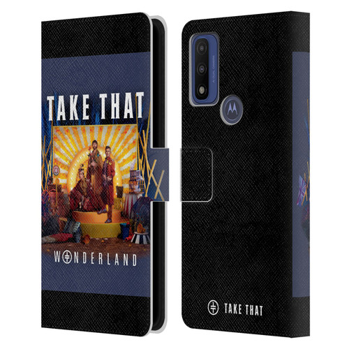 Take That Wonderland Album Cover Leather Book Wallet Case Cover For Motorola G Pure