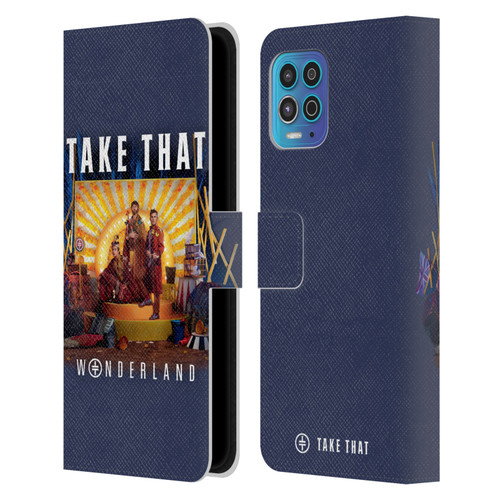 Take That Wonderland Album Cover Leather Book Wallet Case Cover For Motorola Moto G100
