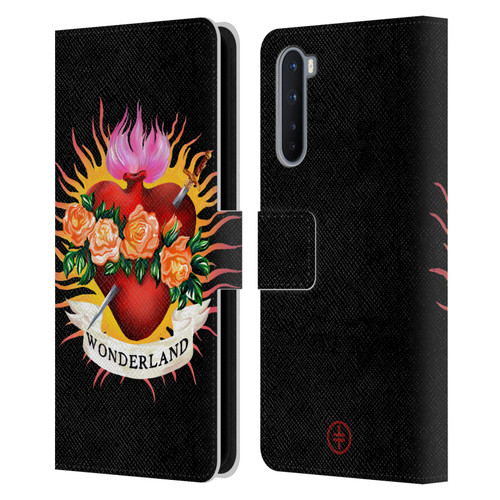 Take That Wonderland Heart Leather Book Wallet Case Cover For OnePlus Nord 5G