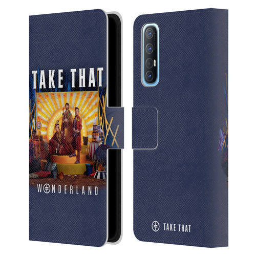 Take That Wonderland Album Cover Leather Book Wallet Case Cover For OPPO Find X2 Neo 5G