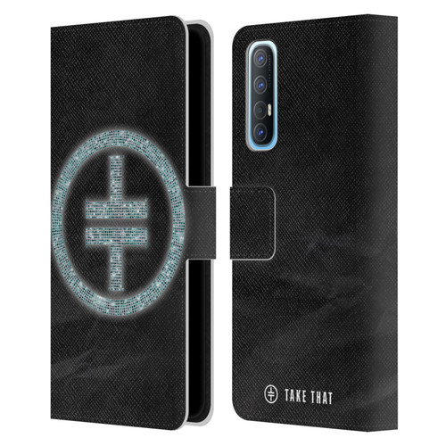Take That Wonderland Diamante Leather Book Wallet Case Cover For OPPO Find X2 Neo 5G