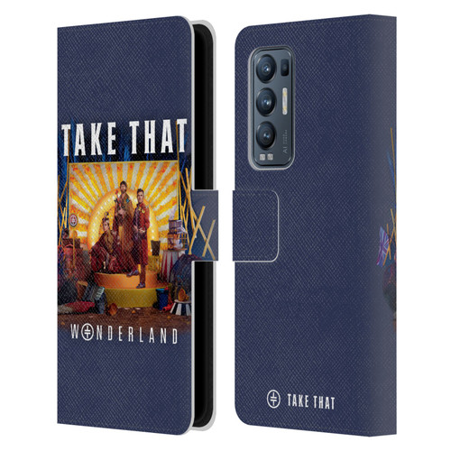 Take That Wonderland Album Cover Leather Book Wallet Case Cover For OPPO Find X3 Neo / Reno5 Pro+ 5G