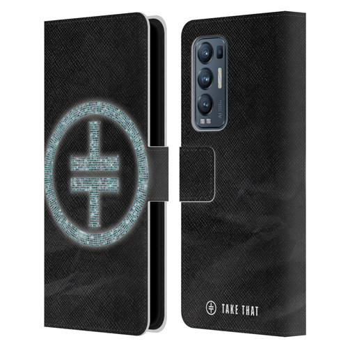 Take That Wonderland Diamante Leather Book Wallet Case Cover For OPPO Find X3 Neo / Reno5 Pro+ 5G