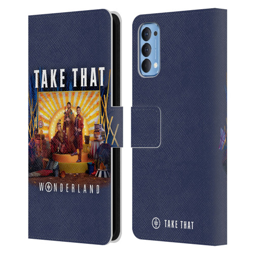Take That Wonderland Album Cover Leather Book Wallet Case Cover For OPPO Reno 4 5G