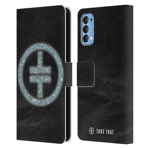 Take That Wonderland Diamante Leather Book Wallet Case Cover For OPPO Reno 4 5G