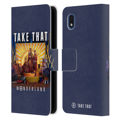 Take That Wonderland Album Cover Leather Book Wallet Case Cover For Samsung Galaxy A01 Core (2020)