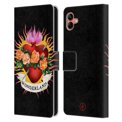 Take That Wonderland Heart Leather Book Wallet Case Cover For Samsung Galaxy A04 (2022)