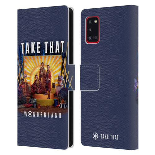 Take That Wonderland Album Cover Leather Book Wallet Case Cover For Samsung Galaxy A31 (2020)