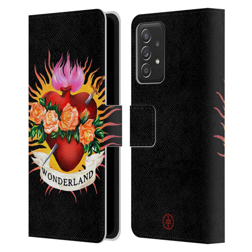 Take That Wonderland Heart Leather Book Wallet Case Cover For Samsung Galaxy A52 / A52s / 5G (2021)
