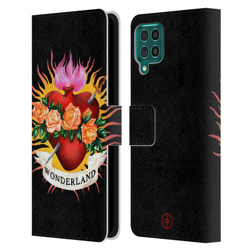 Take That Wonderland Heart Leather Book Wallet Case Cover For Samsung Galaxy F62 (2021)
