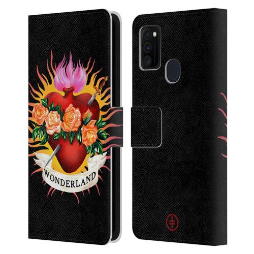 Take That Wonderland Heart Leather Book Wallet Case Cover For Samsung Galaxy M30s (2019)/M21 (2020)