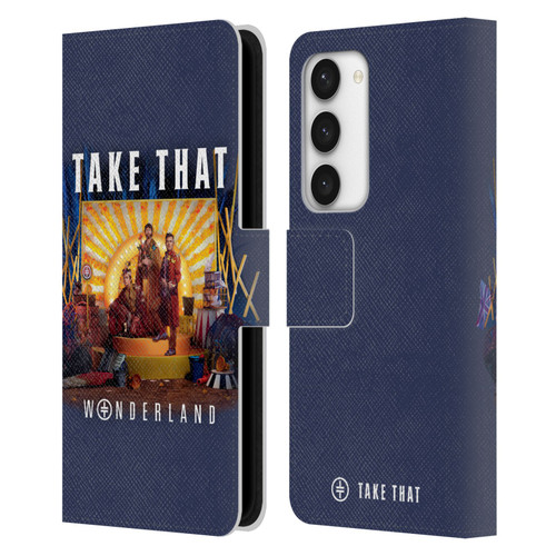Take That Wonderland Album Cover Leather Book Wallet Case Cover For Samsung Galaxy S23 5G
