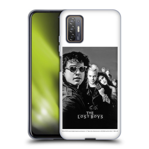 The Lost Boys Characters Poster Black And White Soft Gel Case for HTC Desire 21 Pro 5G