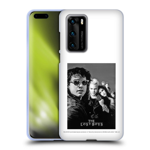 The Lost Boys Characters Poster Black And White Soft Gel Case for Huawei P40 5G