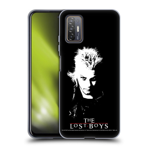 The Lost Boys Characters David Black And White Soft Gel Case for HTC Desire 21 Pro 5G