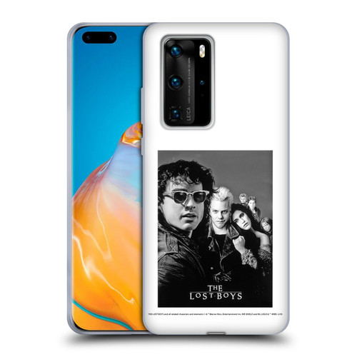 The Lost Boys Characters Poster Black And White Soft Gel Case for Huawei P40 Pro / P40 Pro Plus 5G