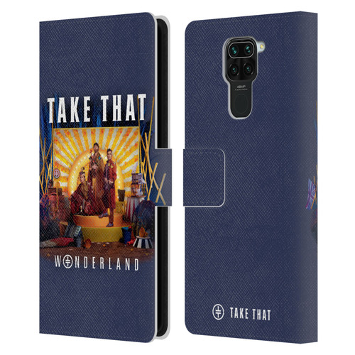 Take That Wonderland Album Cover Leather Book Wallet Case Cover For Xiaomi Redmi Note 9 / Redmi 10X 4G