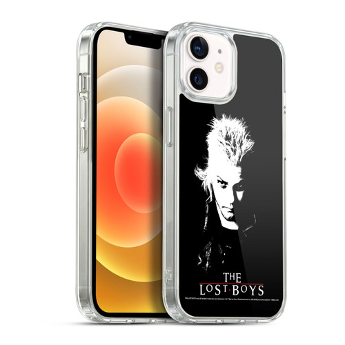 The Lost Boys Characters David Black And White Soft Gel Case for Apple iPhone 12 / iPhone 12 Pro & MagSafe