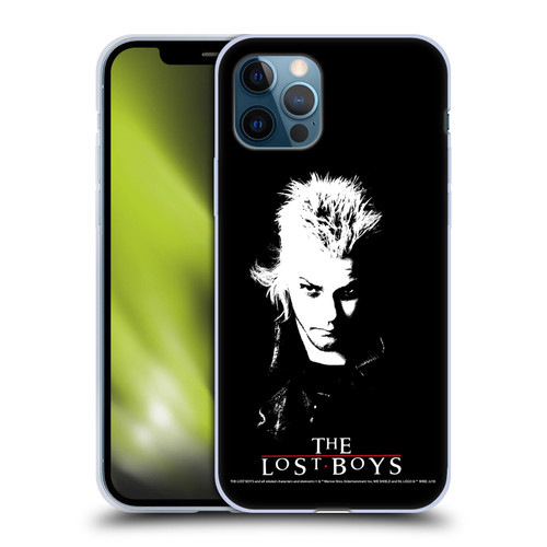 The Lost Boys Characters David Black And White Soft Gel Case for Apple iPhone 12 / iPhone 12 Pro