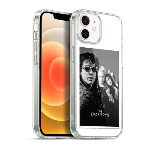 The Lost Boys Characters Poster Black And White Soft Gel Case for Apple iPhone 12 / iPhone 12 Pro & MagSafe
