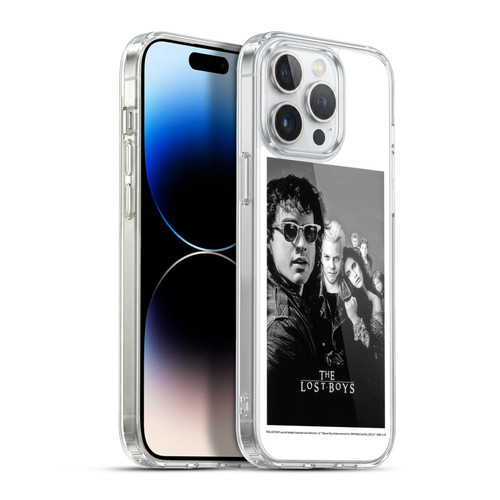 The Lost Boys Characters Poster Black And White Soft Gel Case for Apple iPhone 13 Pro Max & MagSafe