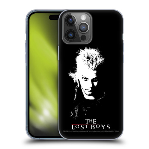 The Lost Boys Characters David Black And White Soft Gel Case for Apple iPhone 14 Pro Max