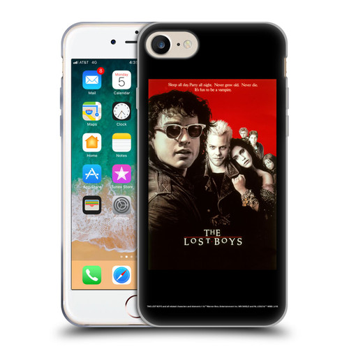 The Lost Boys Characters Poster Soft Gel Case for Apple iPhone 7 / 8 / SE 2020 & 2022