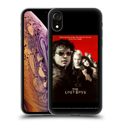The Lost Boys Characters Poster Soft Gel Case for Apple iPhone XR