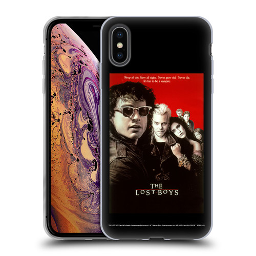 The Lost Boys Characters Poster Soft Gel Case for Apple iPhone XS Max