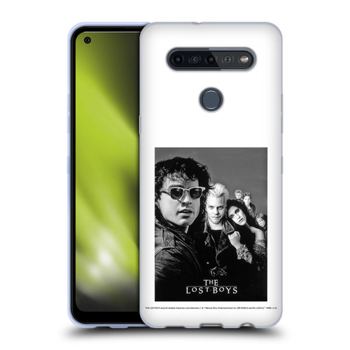 The Lost Boys Characters Poster Black And White Soft Gel Case for LG K51S