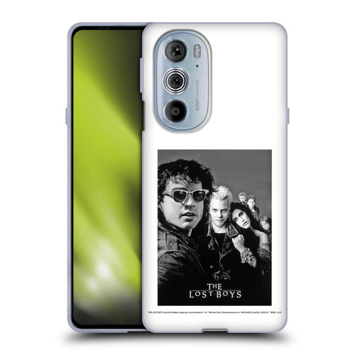 The Lost Boys Characters Poster Black And White Soft Gel Case for Motorola Edge X30