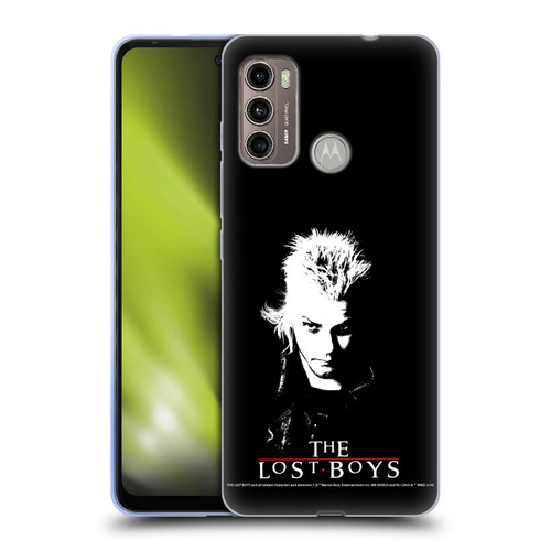 The Lost Boys Characters David Black And White Soft Gel Case for Motorola Moto G60 / Moto G40 Fusion