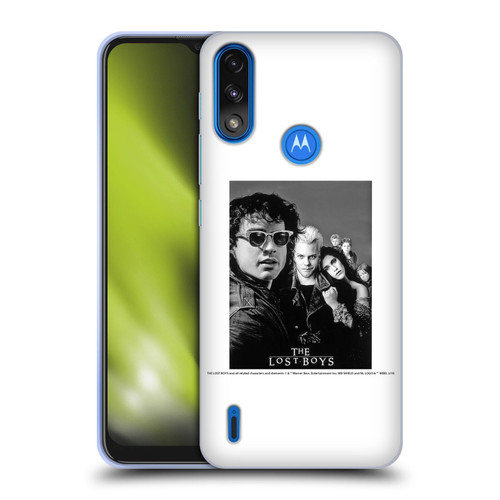 The Lost Boys Characters Poster Black And White Soft Gel Case for Motorola Moto E7 Power / Moto E7i Power