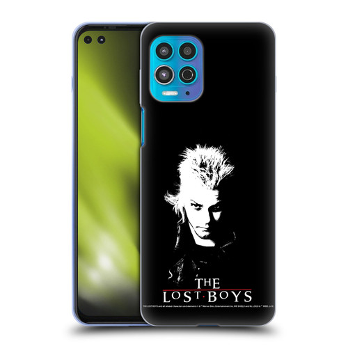 The Lost Boys Characters David Black And White Soft Gel Case for Motorola Moto G100