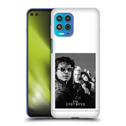 The Lost Boys Characters Poster Black And White Soft Gel Case for Motorola Moto G100
